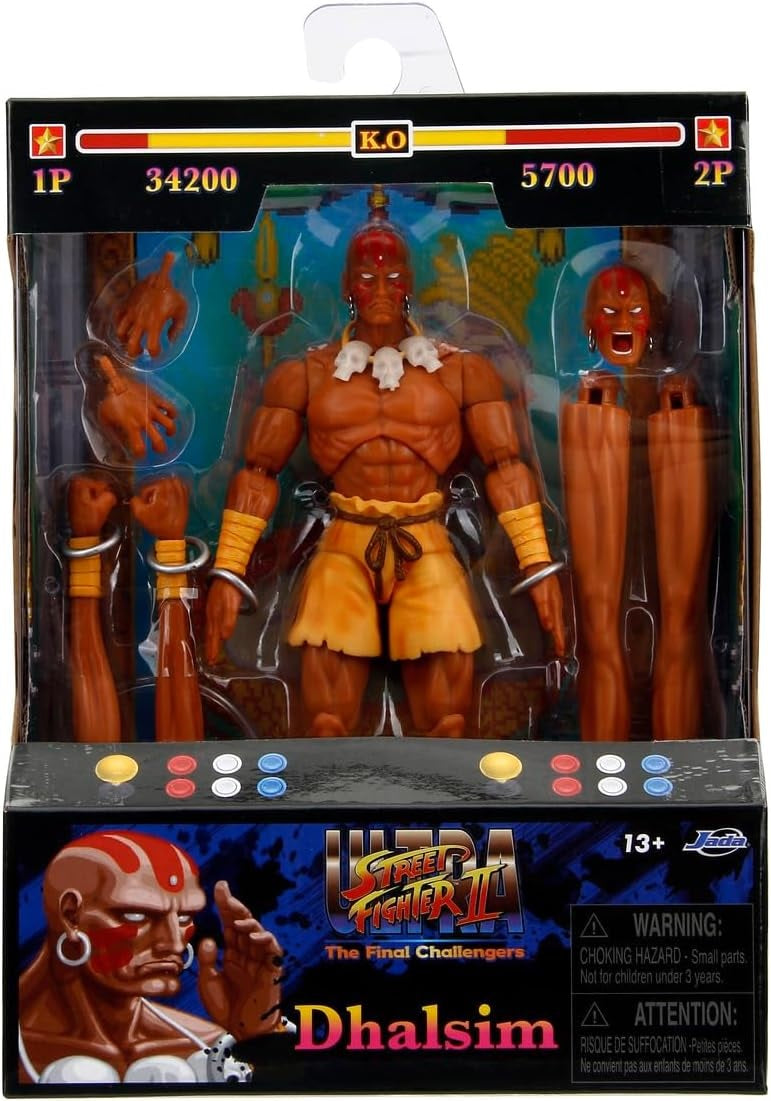 Jada - Street Fighter Dhalsim 6" Deluxe Collector Figure (Toys)