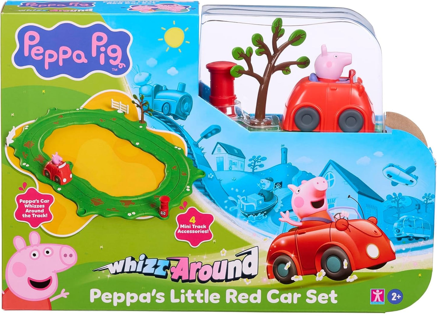 Peppa Pig - Whizz Around Peppa's Little Red Car Set (Toys)