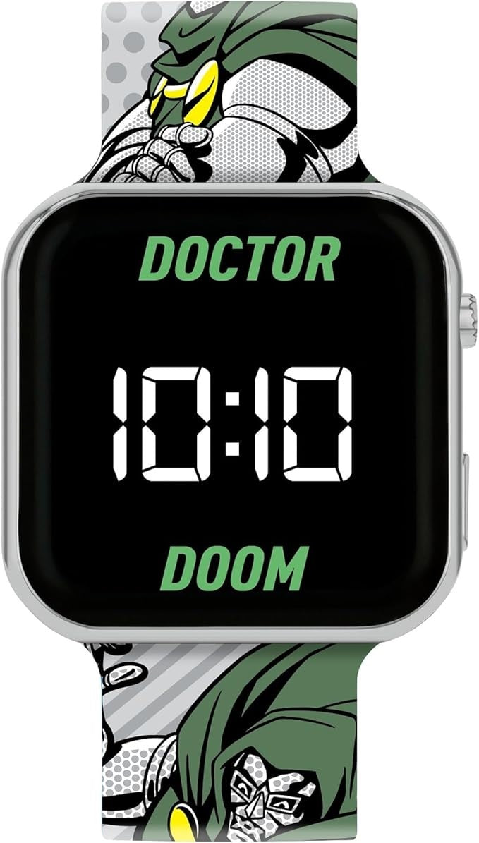 Peers Hardy - LED Strap Watch - Doctor Doom Printed (Merch)