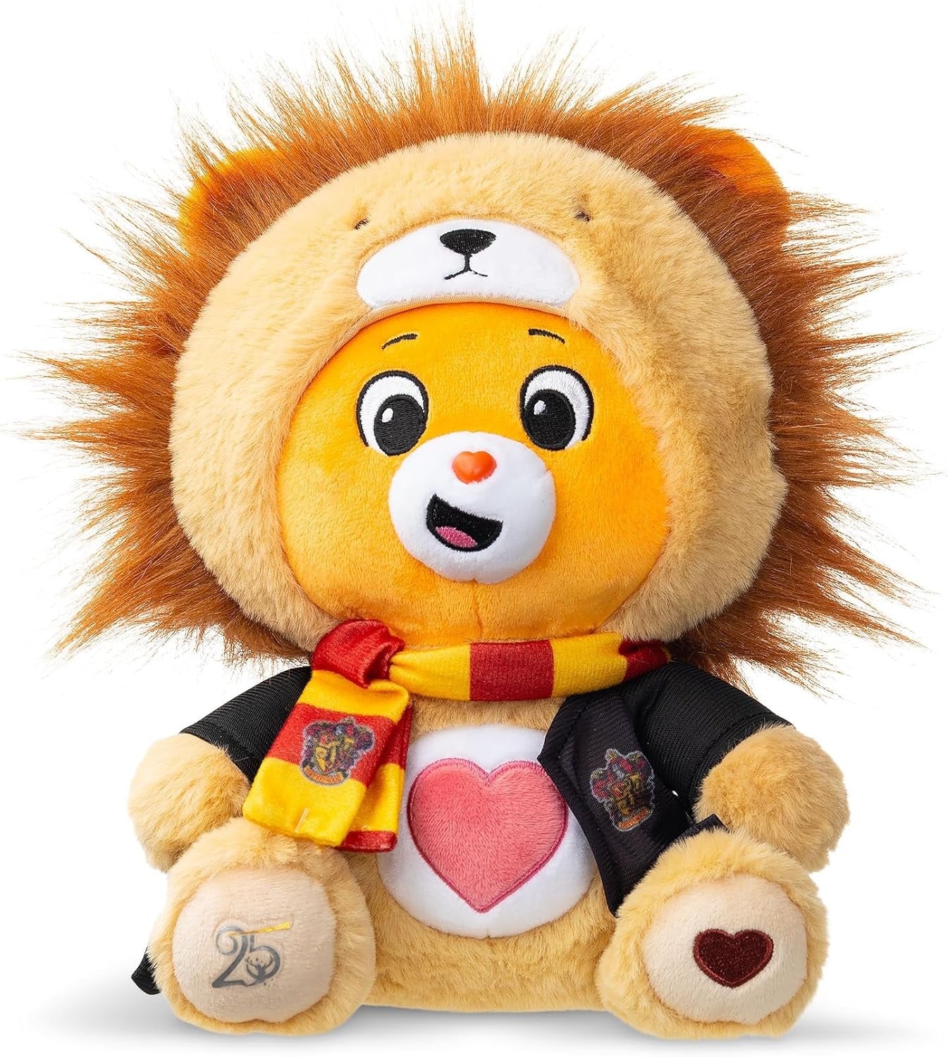 Care Bears - 30cm Plush - Care Bears X Harry Potter (Magic) - Hoodie Mascot Plush - Tenderheart Bear X Gryffindor (Plush)