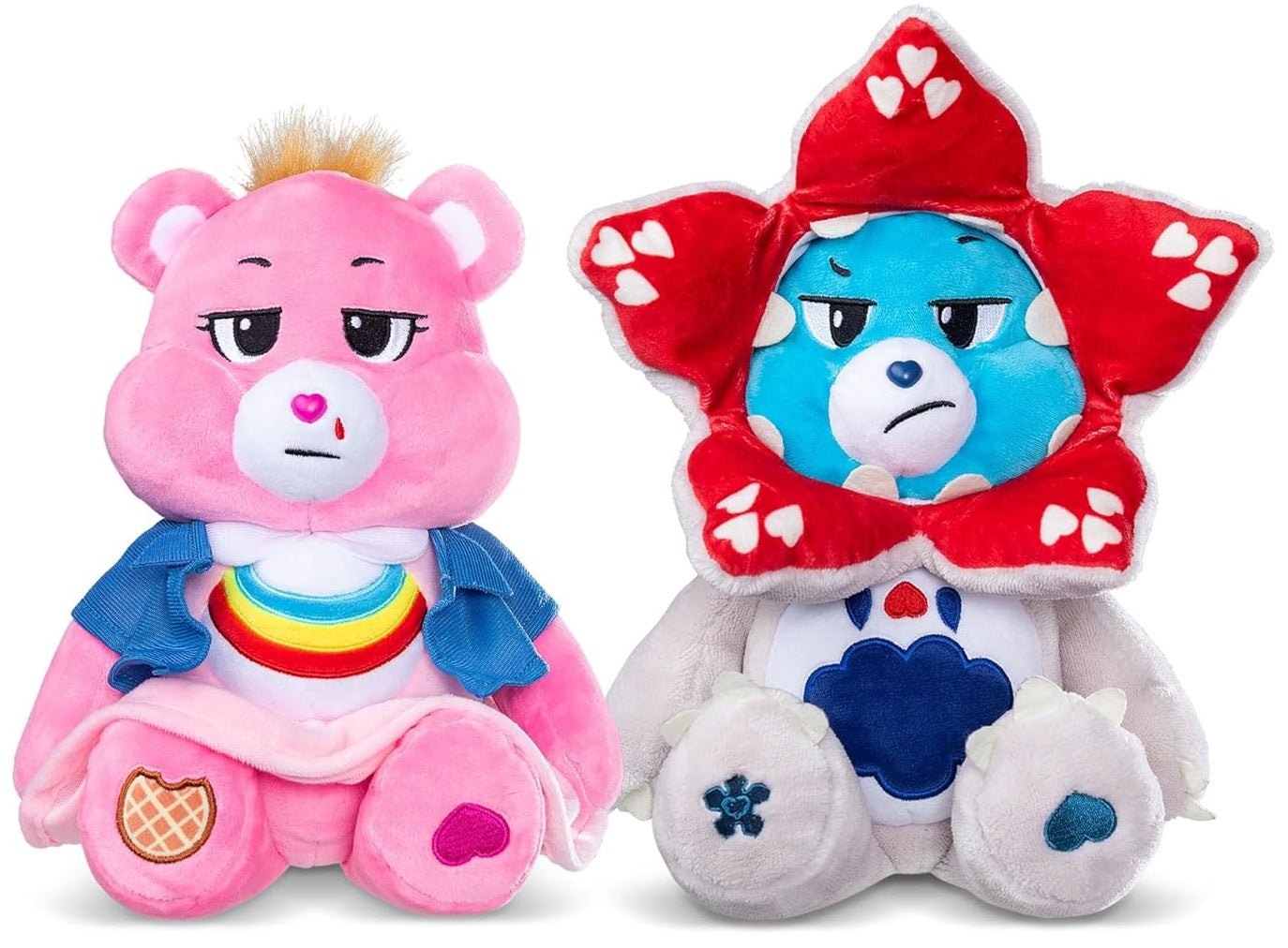 Care Bears - 30cm Plush - Care Bears X Stranger Things 2Pk (Cheer As Eleven And Grumpy As Demogorgon) (Plush)