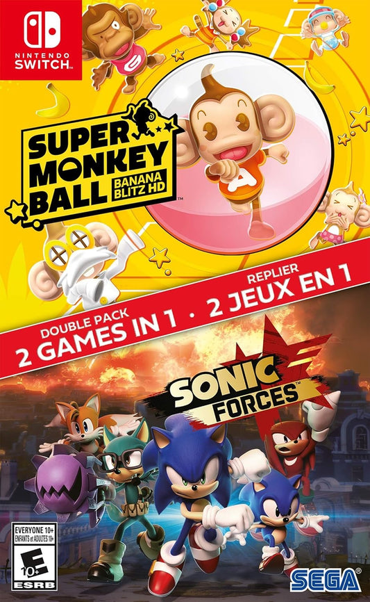 Sonic Forces & Super Monkey Ball: Banana Blitz (US Import) (Nintendo Switch)