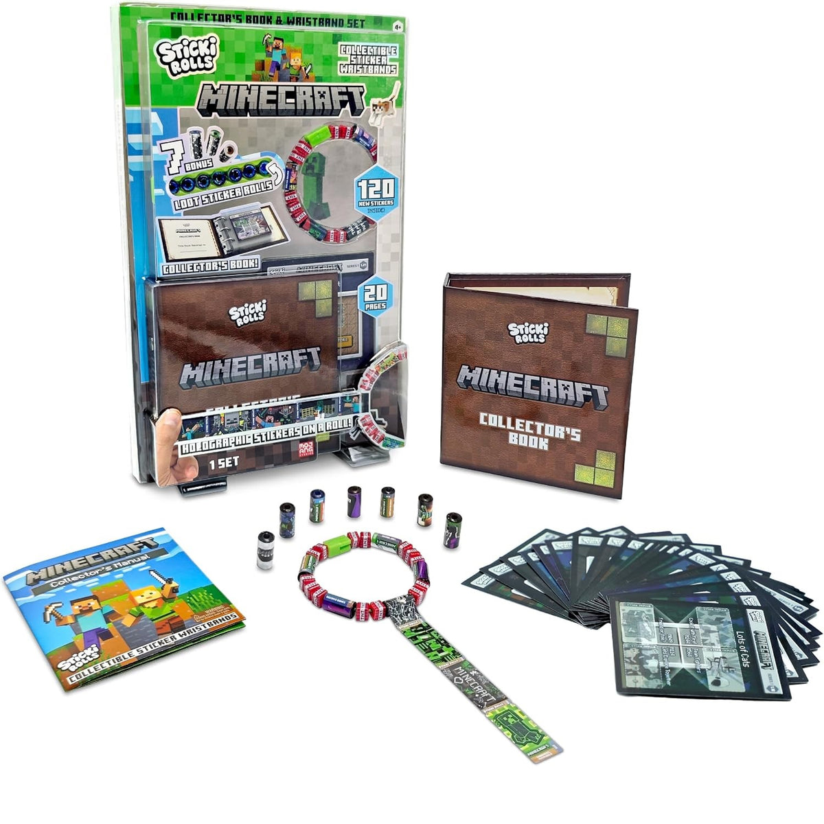 Sticki Rolls - Minecraft Collectors Book (Toys)