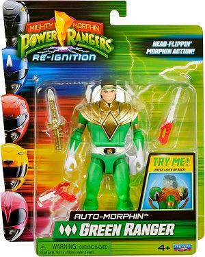 Power Rangers - Auto Morphin Ranger Figure Green Ranger (Toys)