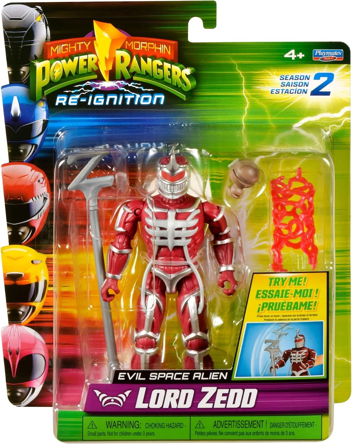 Power Rangers - Evil Space Alien Figure - Lord Zedd (Toys)
