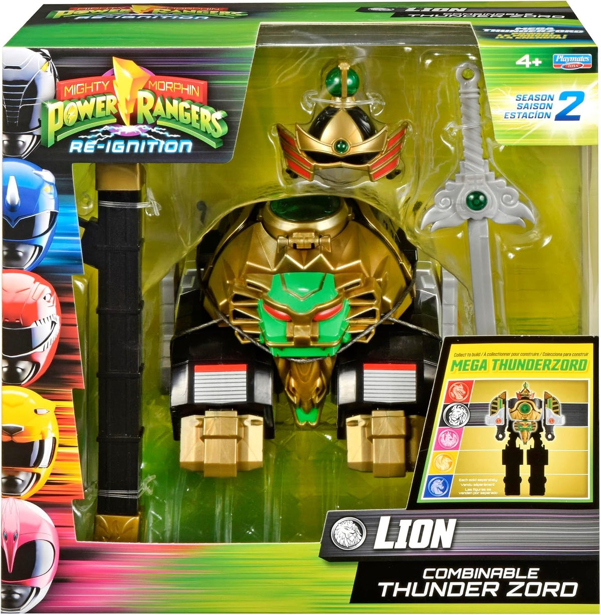 Power Rangers - Deluxe Combinable Thunderzord - Lion (Toys)
