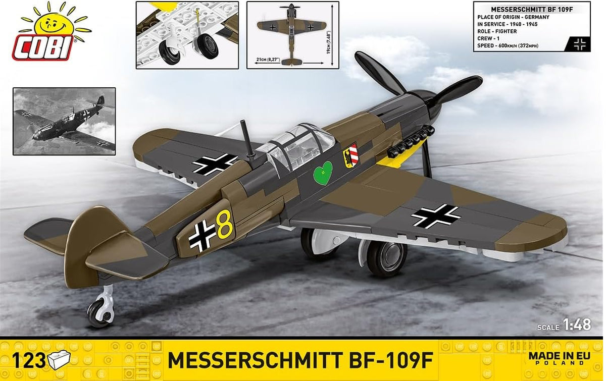 Cobi - World War II - Messerschmitt BF-109F 123 pcs (Toys)