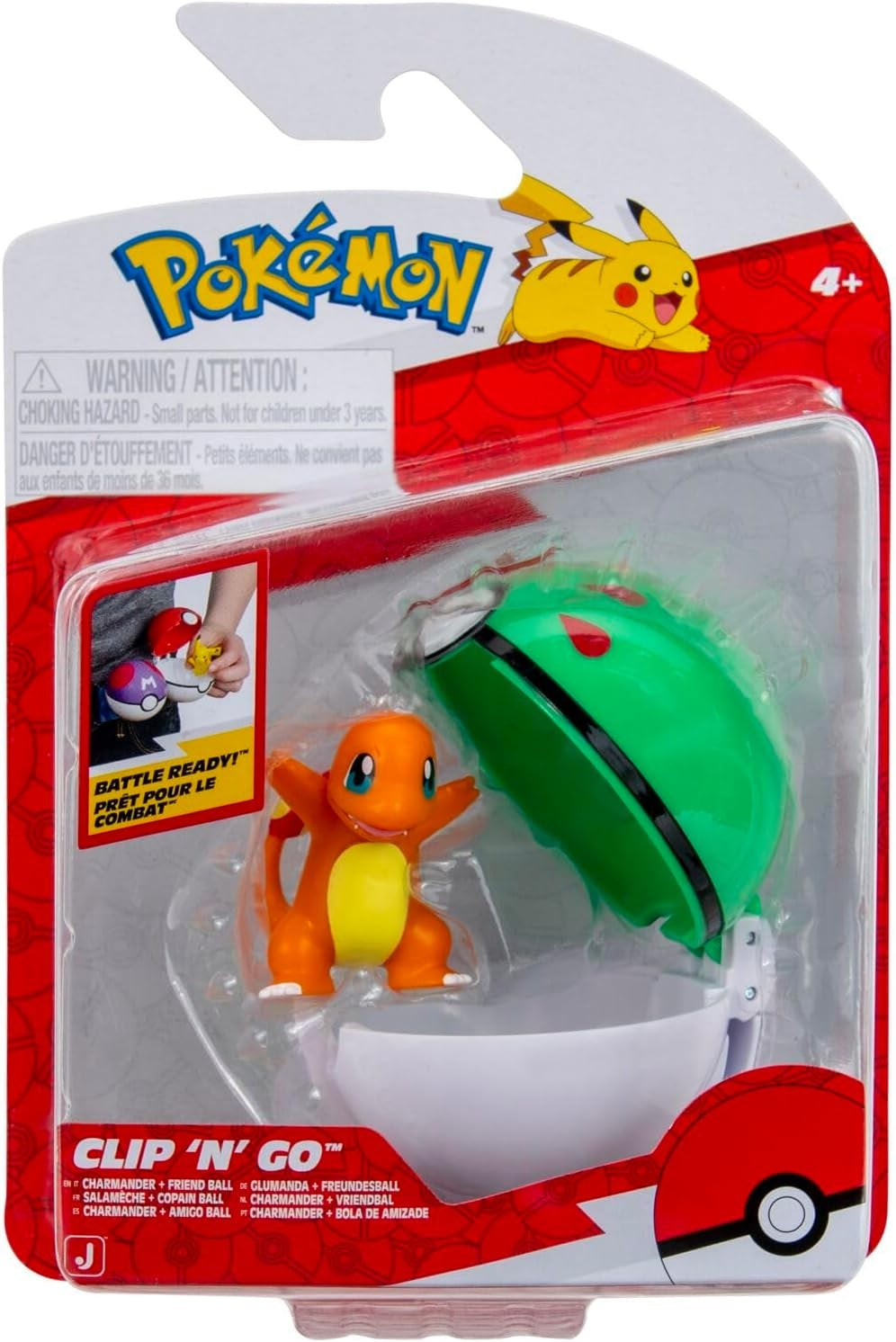 Pokemon - Charmander #3 with Friend Ball) W22 (Toys)