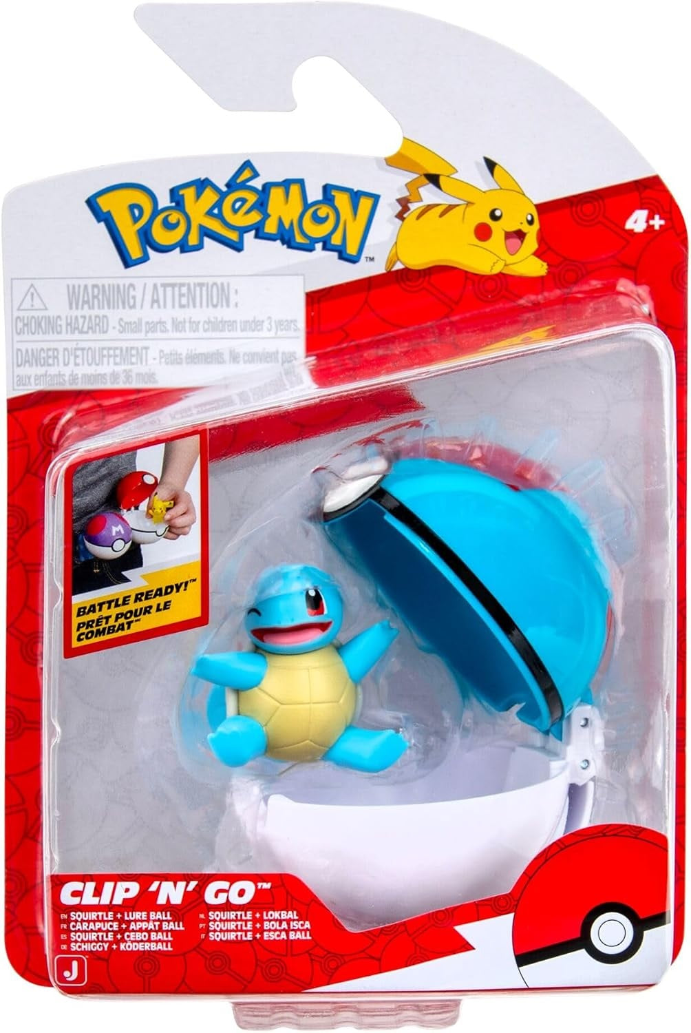 Pokemon - Squirtle #2 with Lure Ball) W22 (Toys)