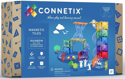 Connetix Rainbow Ball Run Expansion Pack (66 Pieces) (Jigsaw Puzzle)