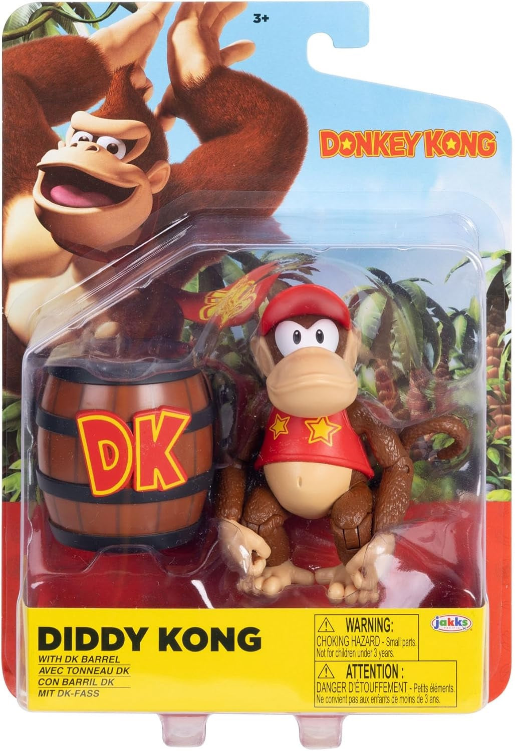 Nintendo - 4" Diddy Kong Figure (Toys)