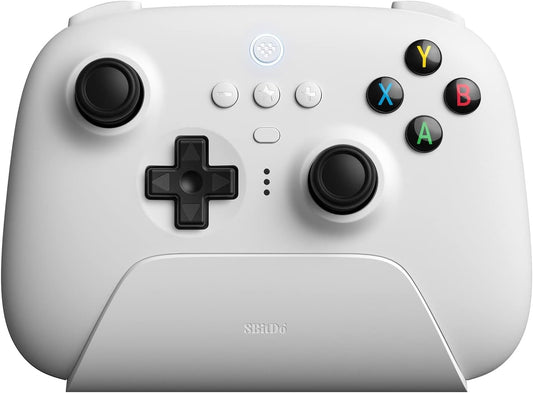 8bitdo Ultimate Wireless Controller with Charging Dock (White) (Windows/Android) (PC)