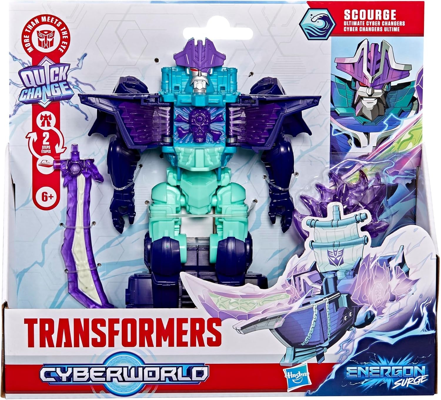 Transformers - Cyberworld Energon Surge - Scourge Pirate S (Toys)