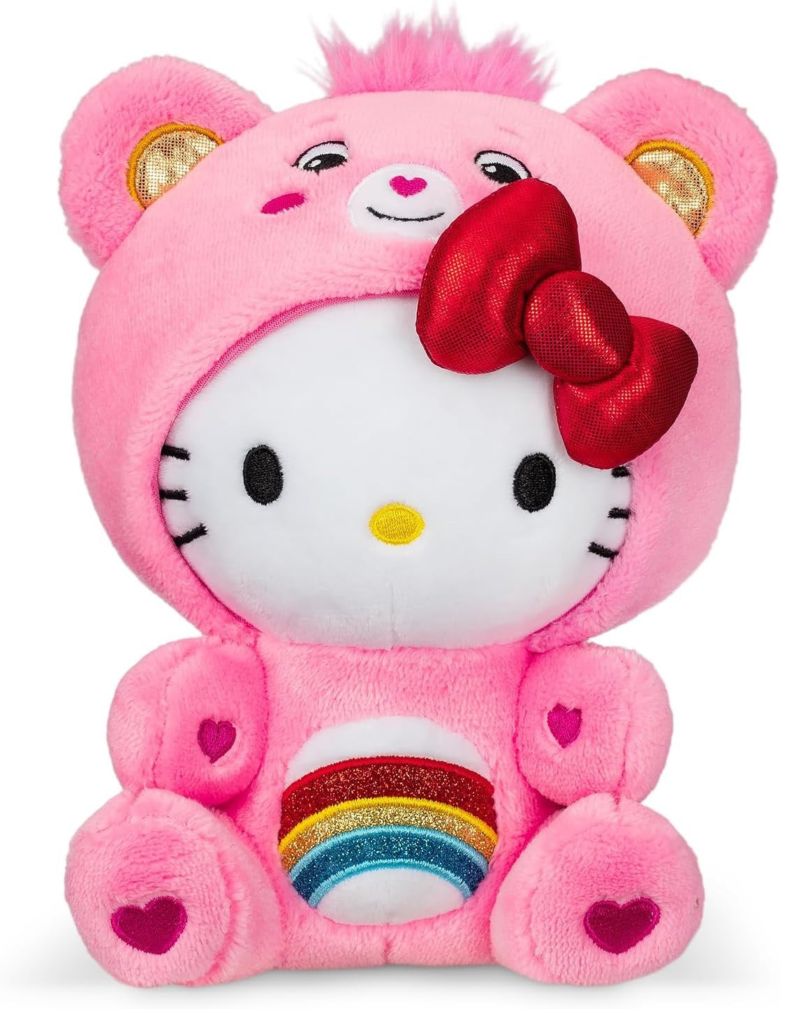 Care Bears - 22cm Plush - Hello Kitty as Cheer Bear (polybag) (Plush)
