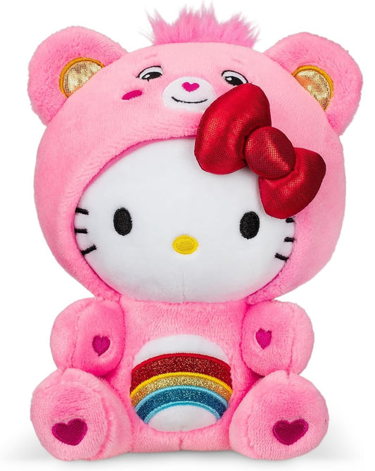 Care Bears - 22cm Plush - Hello Kitty as Cheer Bear (polybag) (Plush)