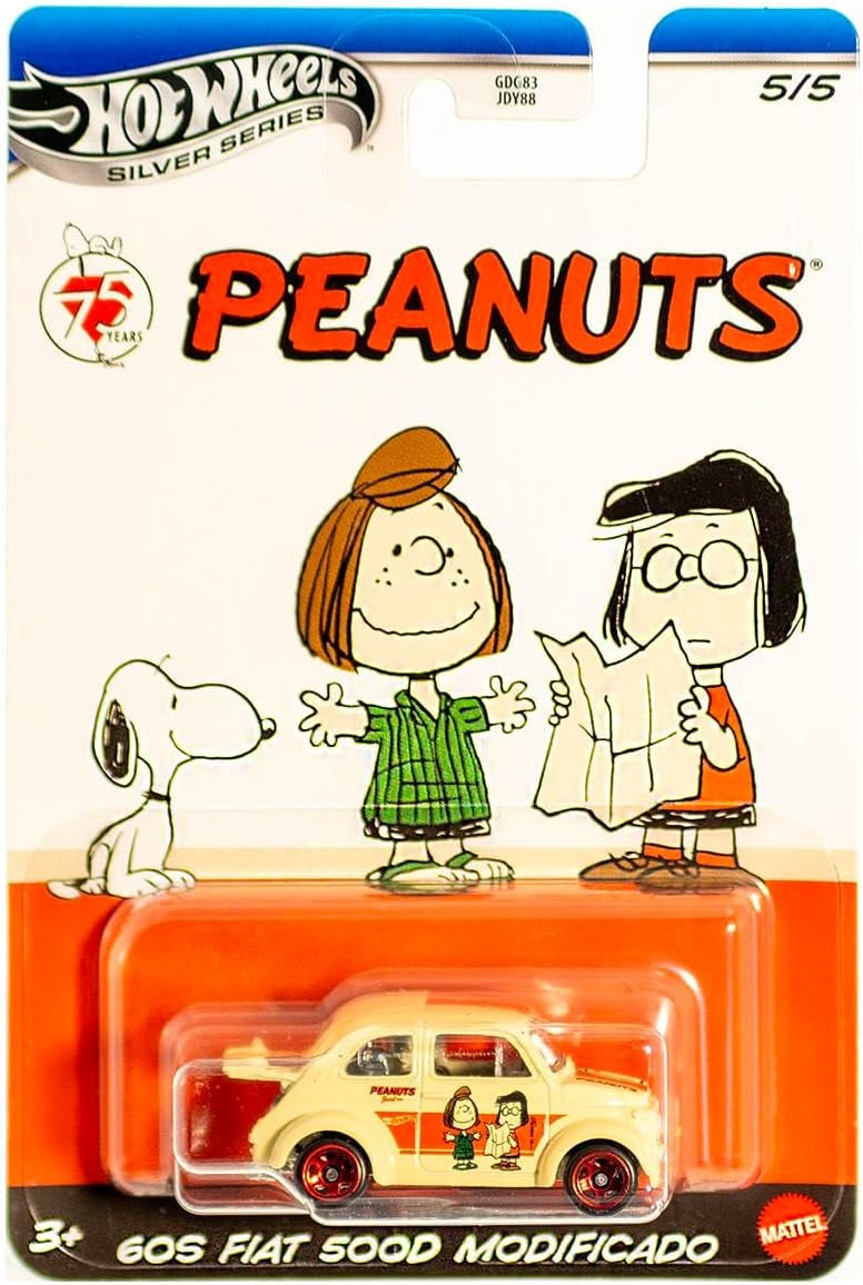 Hot Wheels - Silver Series - Peanuts (60s Fiat 500D modificado) (Toys)