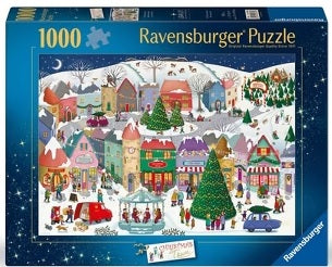 Ravensburger Puzzle - Christmas town 1000pc (Jigsaw Puzzle)