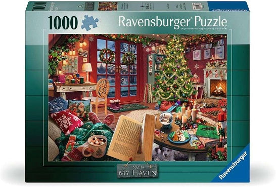 Ravensburger Puzzle - My Haven No.14 - Christmas Shed 1000pc (Jigsaw Puzzle)