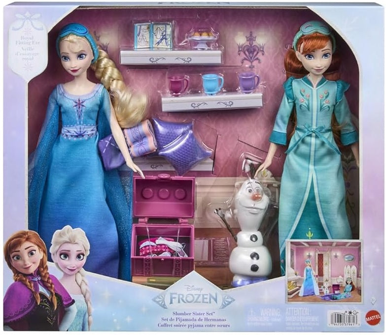 Disney Frozen - Anna and Elsa 2 Fashion Dolls Bedroom Playset (Toys)