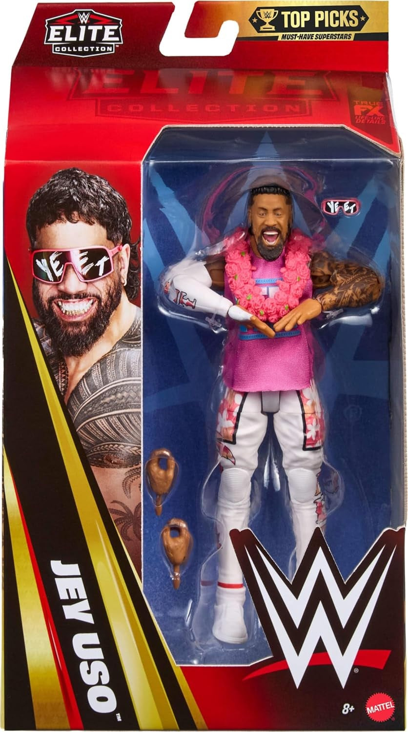WWE - Elite Collection Top Picks 6" Figure: #7 Jay Uso (Toys)