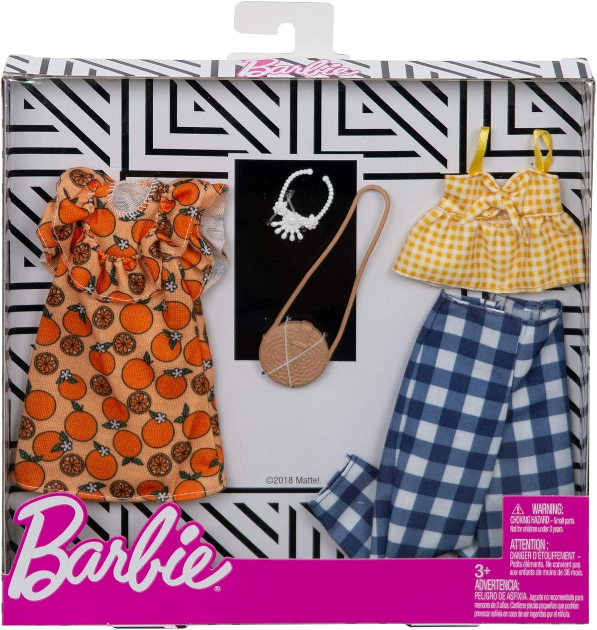 Barbie - Complete Look Fashion Pack - Orange Dress (Toys)