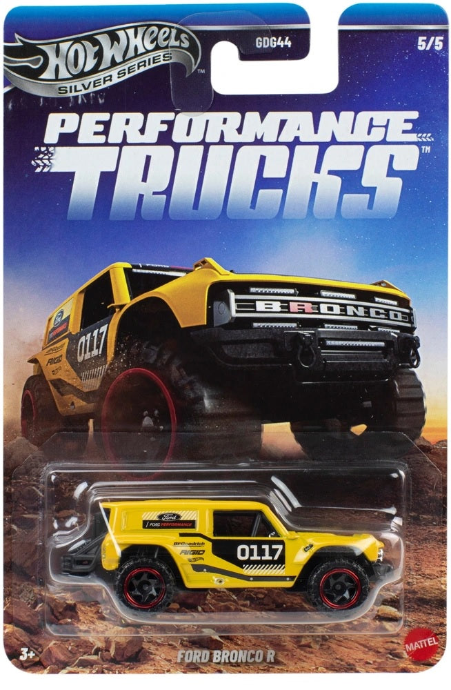 Hot Wheels - Silver Series - Performance Trucks (Ford Bronco R) (Toys)