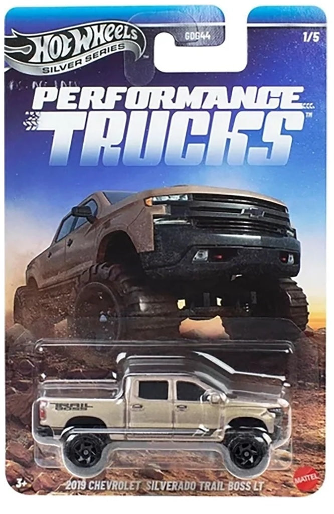 Hot Wheels - Silver Series - Performance Trucks (2019 Chevrolet Silverado) (Toys)