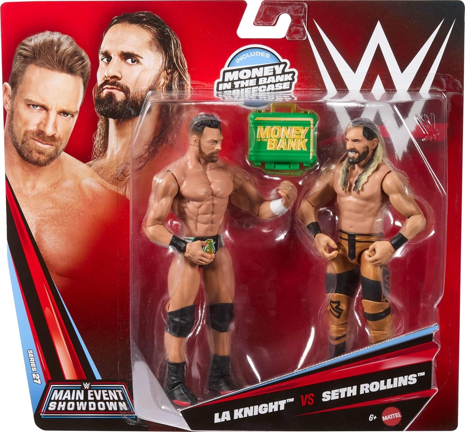 WWE - Main Event Showdown - La Knight vs Seth Rollins (2 Figure Pack) (Toys)