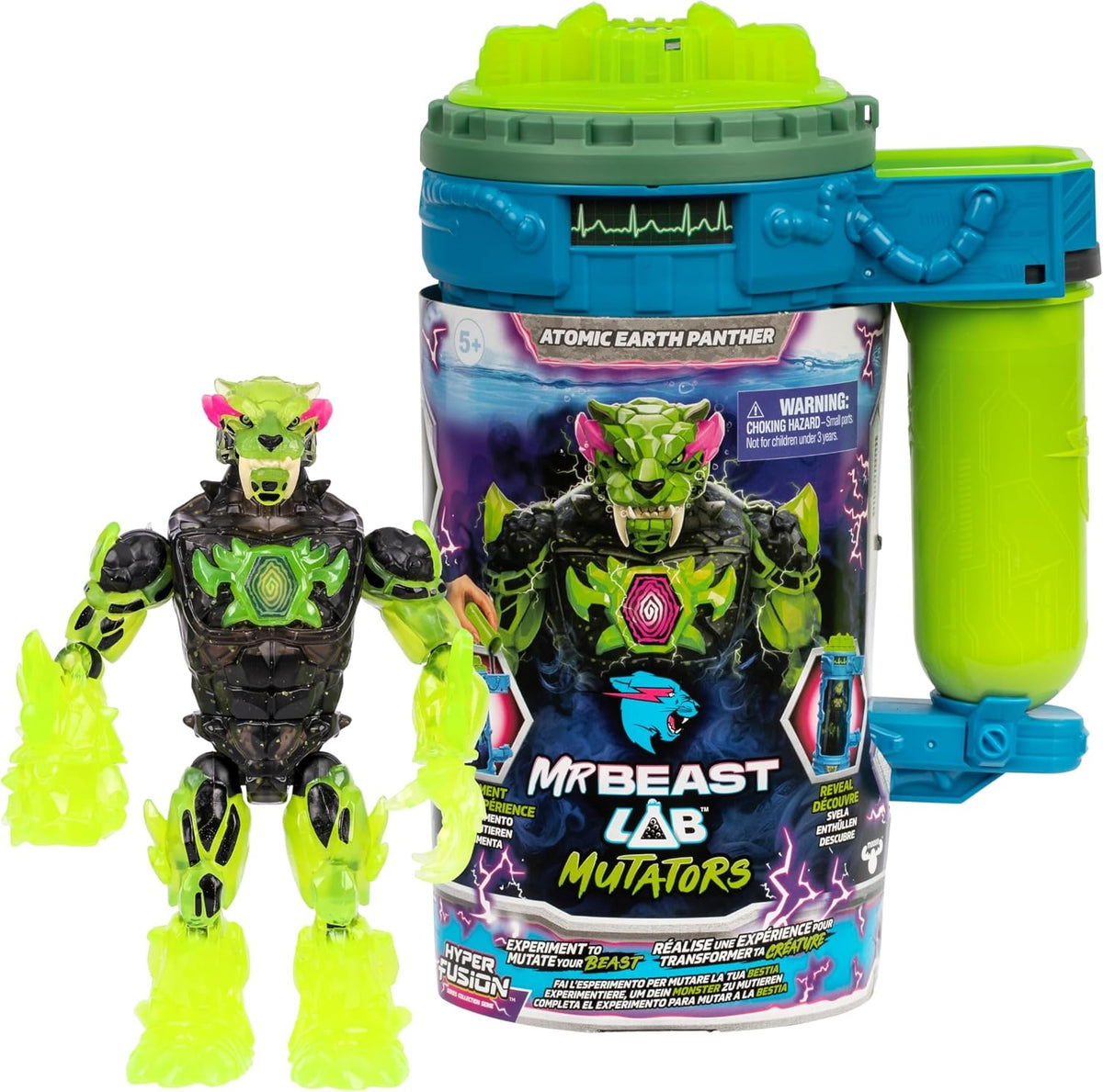 Mr Beast - Lab Mutators Mutation Chamber (Atomic Earth Panther) (Toys)