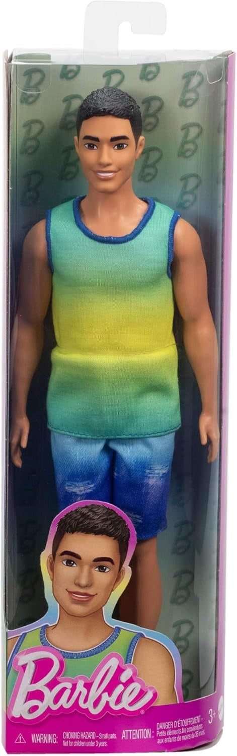 Barbie - Fashionistas Boy Doll - (Blue and Green Ombre Tank with Jean Shorts) (Toys)