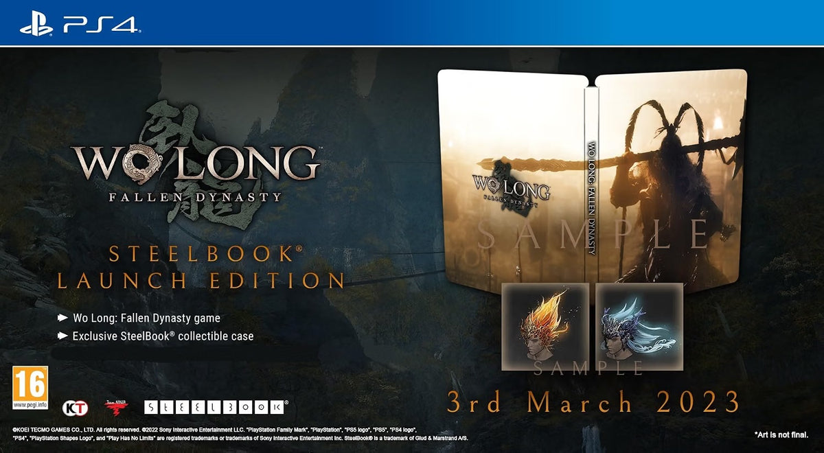Wo Long: Fallen Dynasty - SteelBook Launch Edition (PS4)