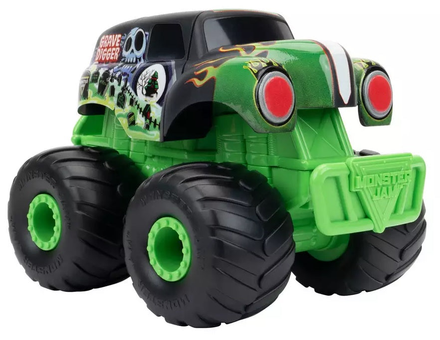 Monster Jam 8'' Monstruction Build and Crash Grave Digger (Toys)
