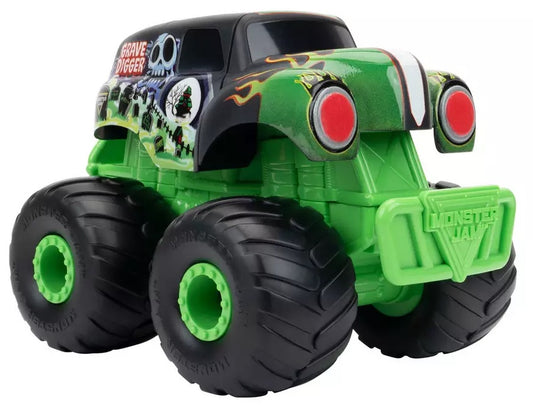 Monster Jam 8'' Monstruction Build and Crash Grave Digger (Toys)