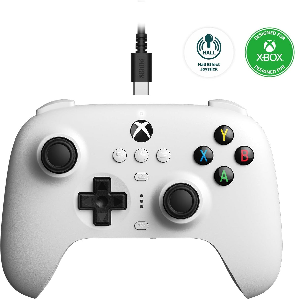 8BitDo Ultimate Wired Controller For Xbox (White) (Xbox Series X/S)