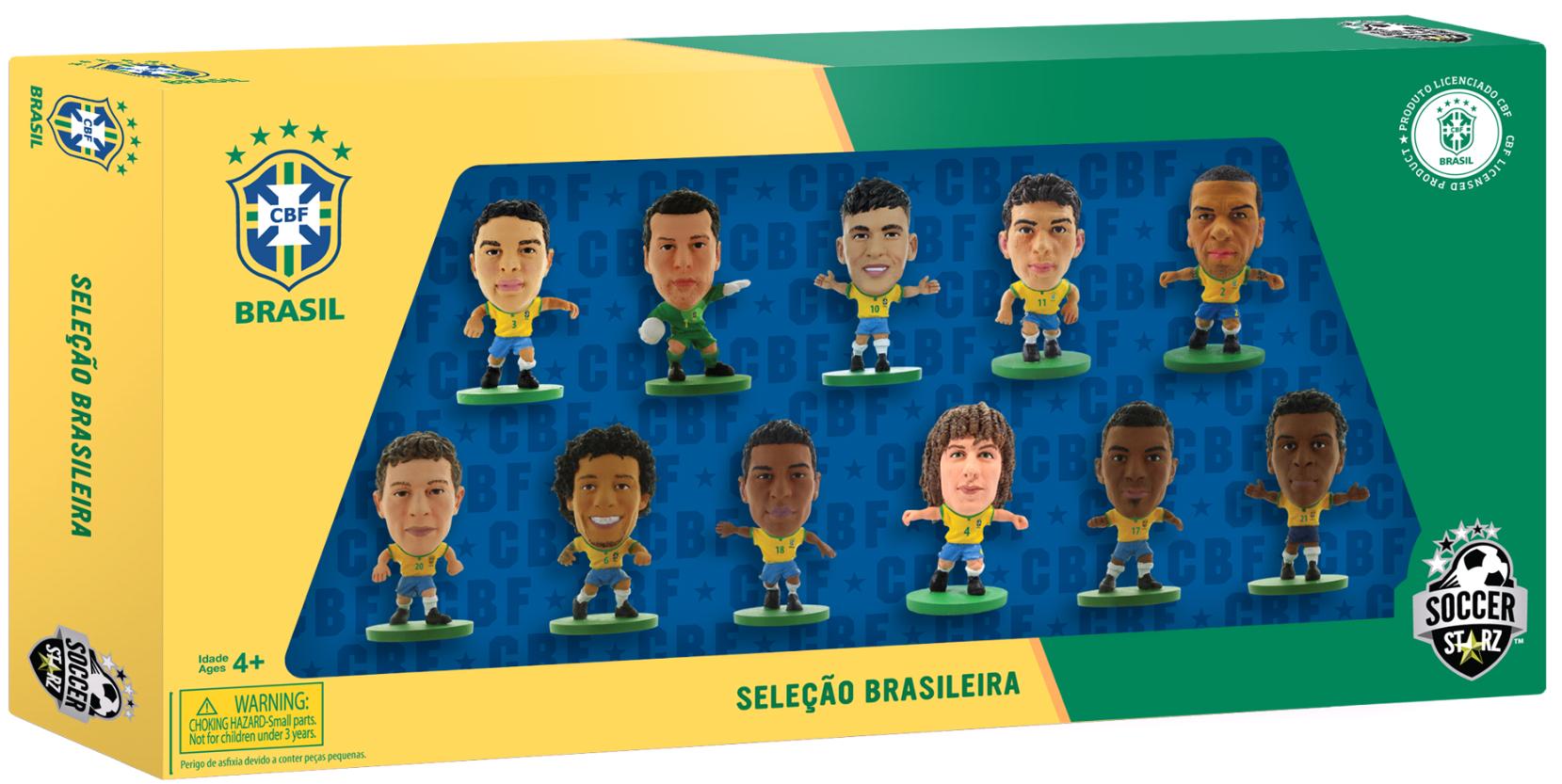 SoccerStarz - Brazil 11 player team pack South America (Figure)