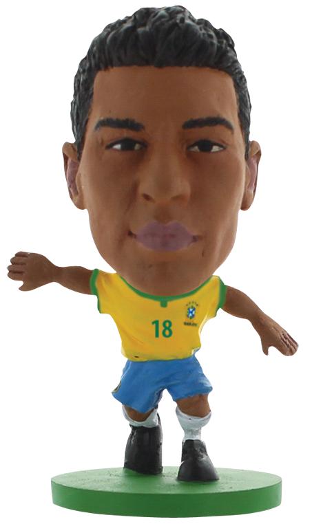 SoccerStarz - Brazil Paulinho - Home Kit (Figure)