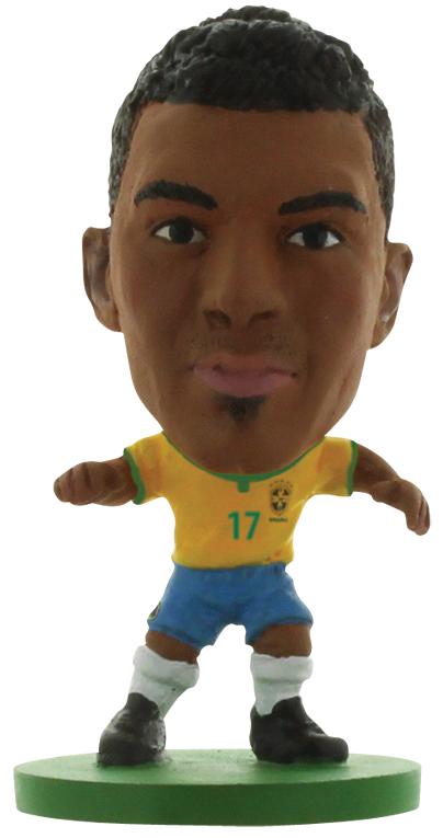 SoccerStarz - Brazil Luiz Gustavo - Home Kit (Figure)