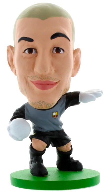 SoccerStarz - Barca Toon Victor Valdes Home Kit (Eng/Asian) (Figure)