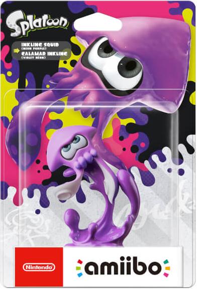 Nintendo Amiibo Character - Inkling Squid Neon Purple (Splatoon 2) (Nintendo Switch)