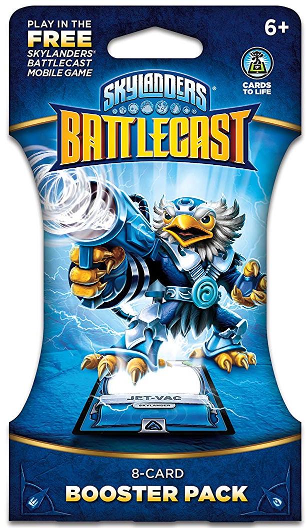 Skylanders Battlecast Booster Pack (Jet Vac Cover) (Card Game)