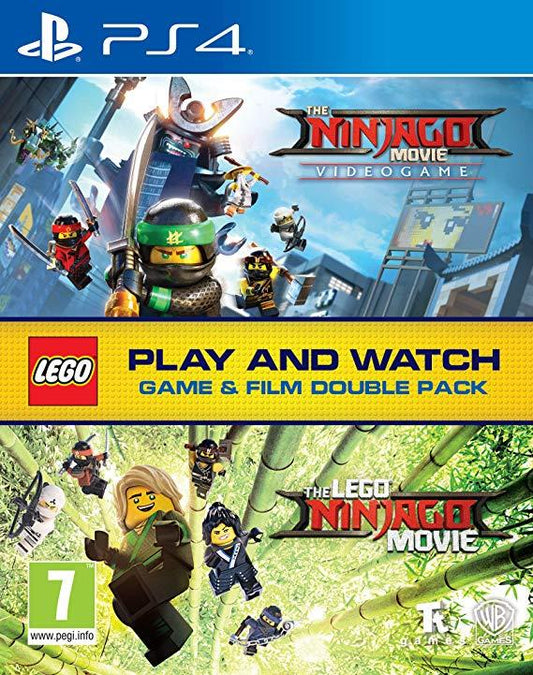 The LEGO Ninjago Movie: The Videogame & The LEGO Ninjago Movie (Blu-Ray) Double Pack (PS4)