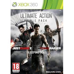 Ultimate Action Triple Pack (Just Cause 2, Sleeping Dogs & Tomb Raider) (Xbox 360)