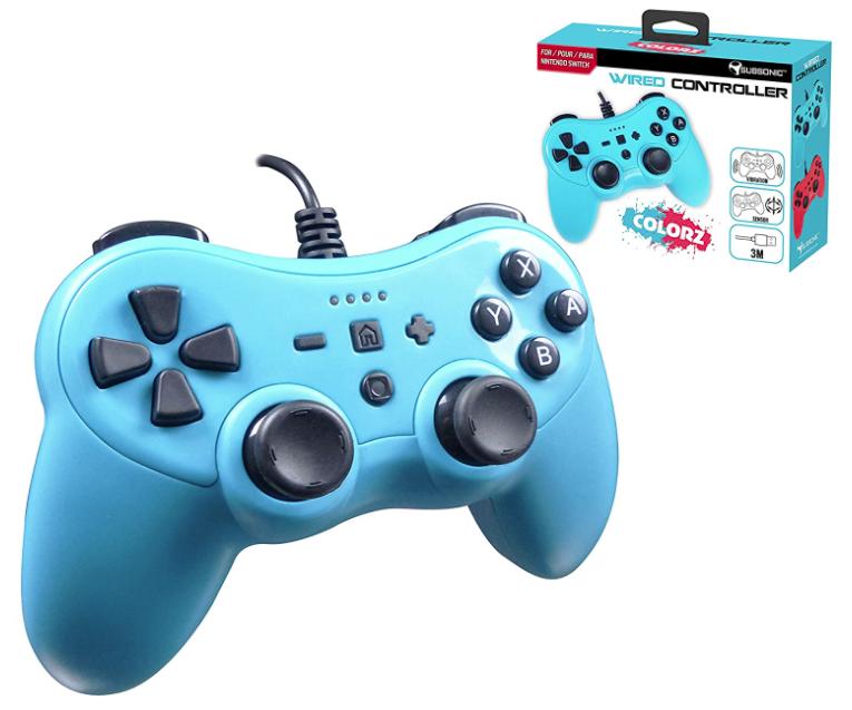 Subsonic ProS Wired Colorz Controller (Blue) (Nintendo Switch)
