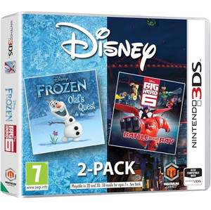 Disney`s Frozen: Olaf`s Quest & Big Hero 6: Battle in the Bay Double Pack (3DS)