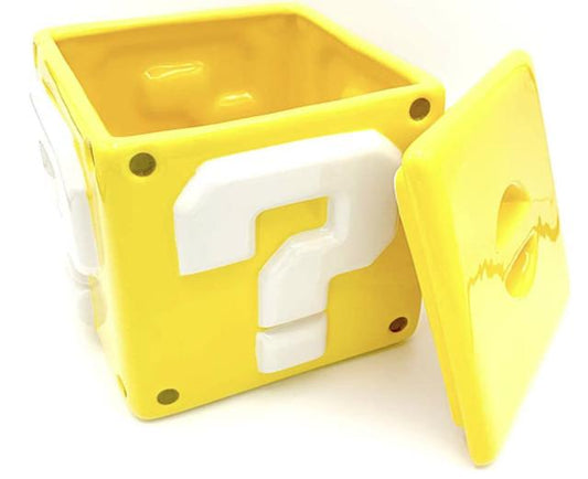Nintendo Question Block Storage Jar 