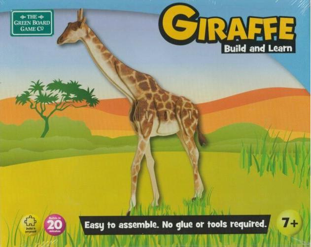 Green Board Games Giraffe Build and Learn