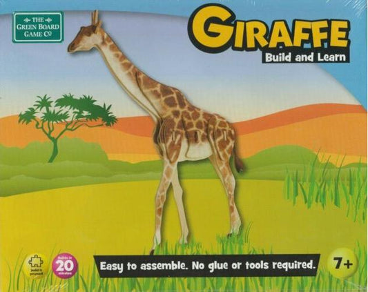 Green Board Games Giraffe Build and Learn