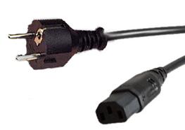 EU Power Cable (3 Pin Kettle Lead) - for X360 & Xbox One & PS4 Pro) (OEM) (Xbox One)