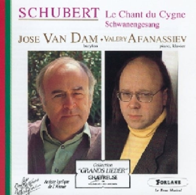 Jose Van Dam - Schubert Chant Du Cygne (CD)