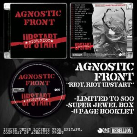 Agnostic Front Riot Riot Upstart (CD) (https://lasgo.dmmserver.com/media/640/34815755/3481575514319.jpg)